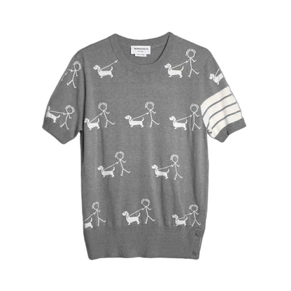 2025SS  Knitted T-shirt THOM TREND