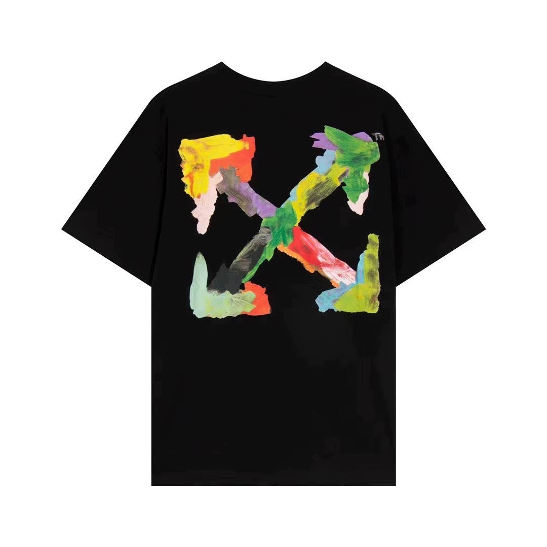 OFF New Printed T-Shirt Light Luxury Station