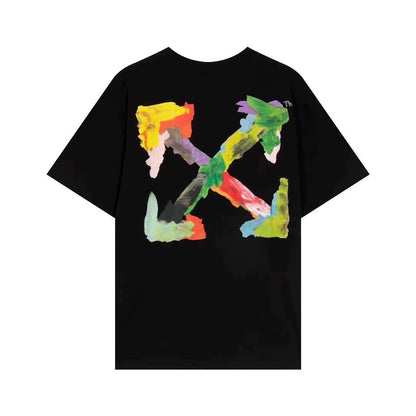 OFF New Printed T-Shirt Light Luxury Station