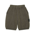 Stone Island Badge Washed Knit Shorts