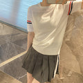 Thom Browne Women's Striped Short Sleeve T-Shirt