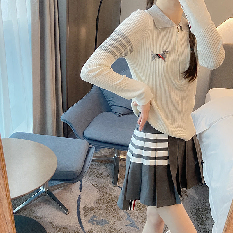 Knitted Polo Shirt