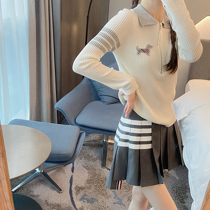 Knitted Polo Shirt