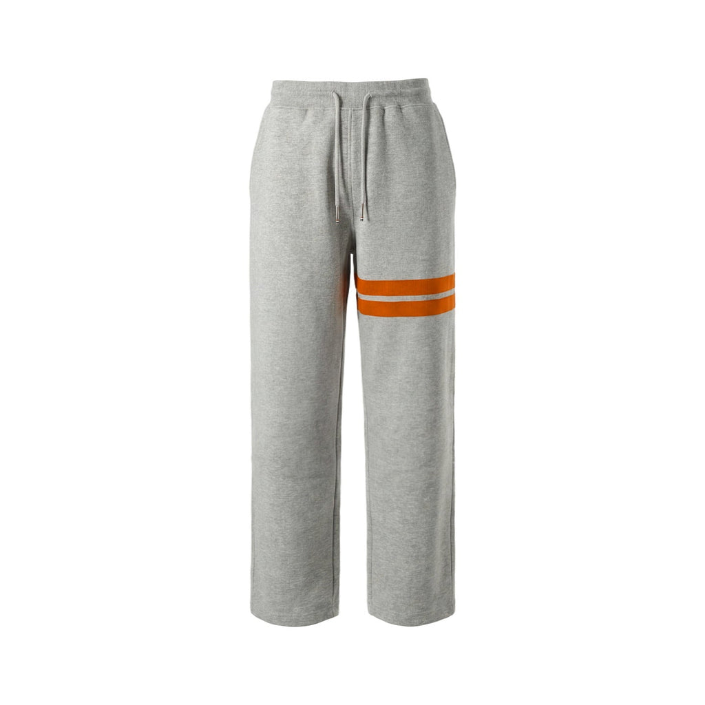 Thom Browne Style Casual Unisex Sweatpants with Signature Four-Bar Detail - Image 2