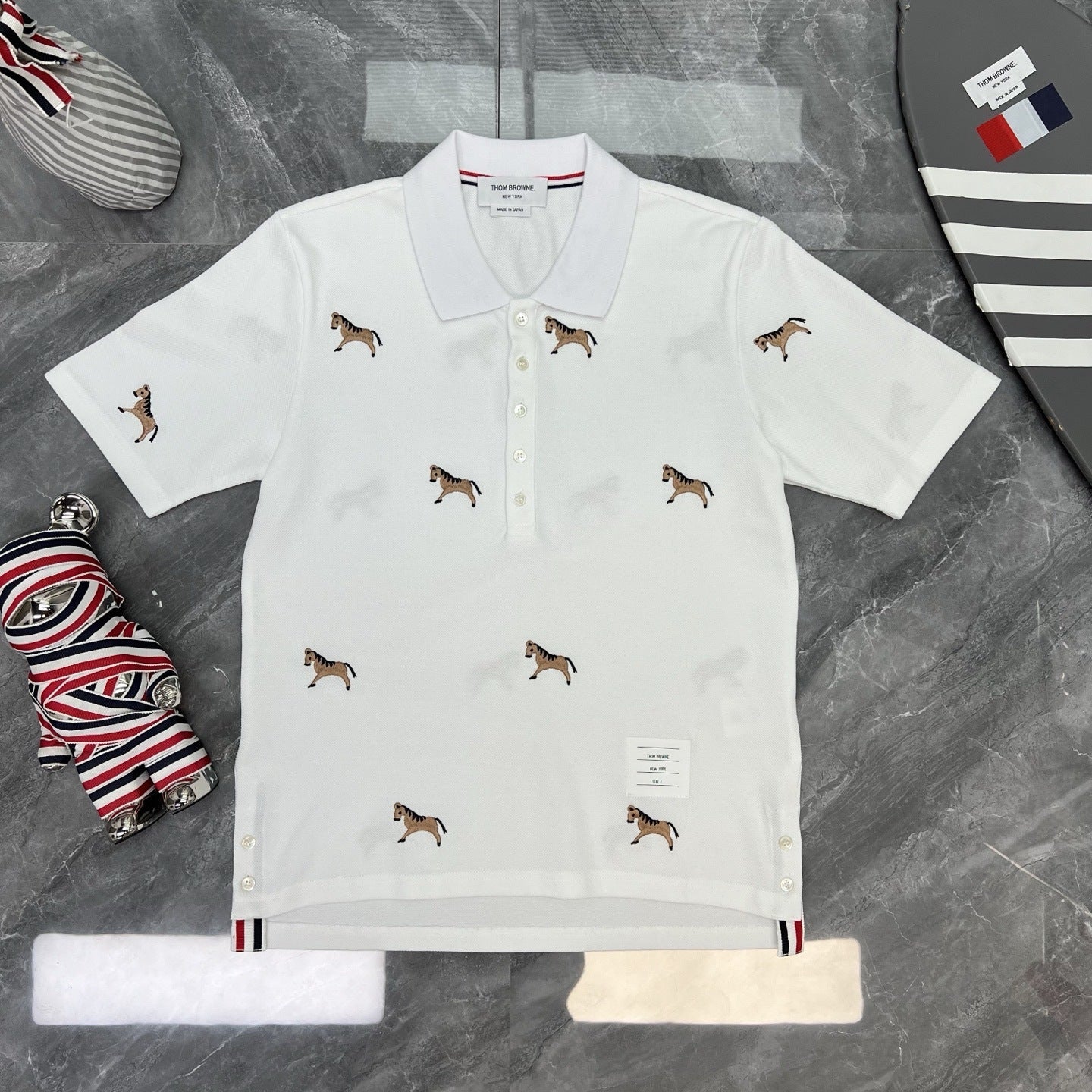 Sleeve Tape Turndown Polo Shirt – Unisex 2026（副本） THOM TREND