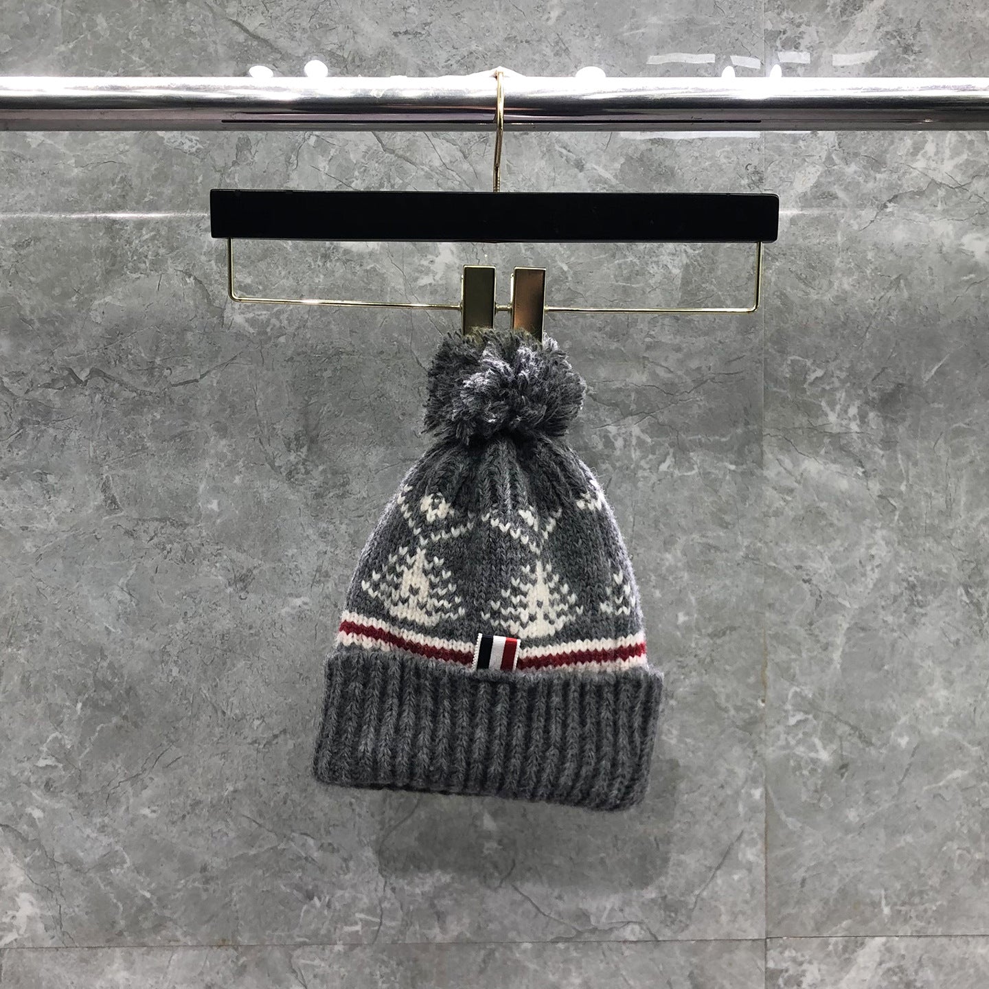 2025SS  Fair Isle hat THOM TREND