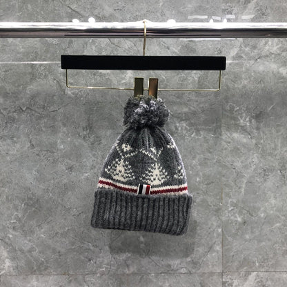 2025SS  Fair Isle hat THOM TREND