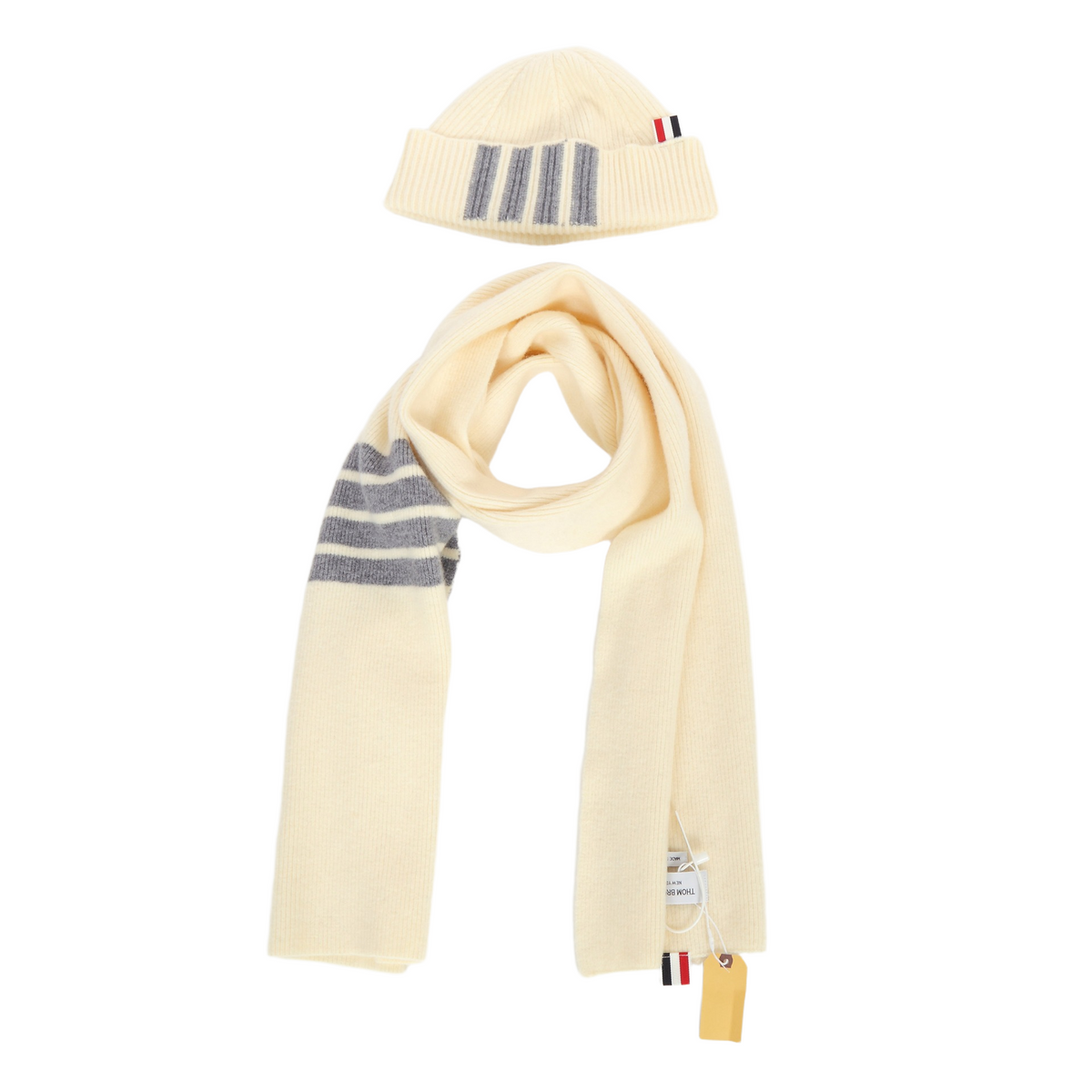 Four stripes scarf hat autumn and winter THOM TREND