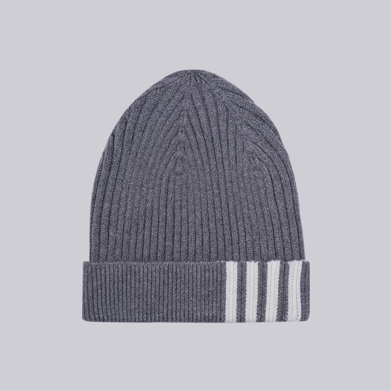 Unisex four-stripe knitted hat THOM TREND
