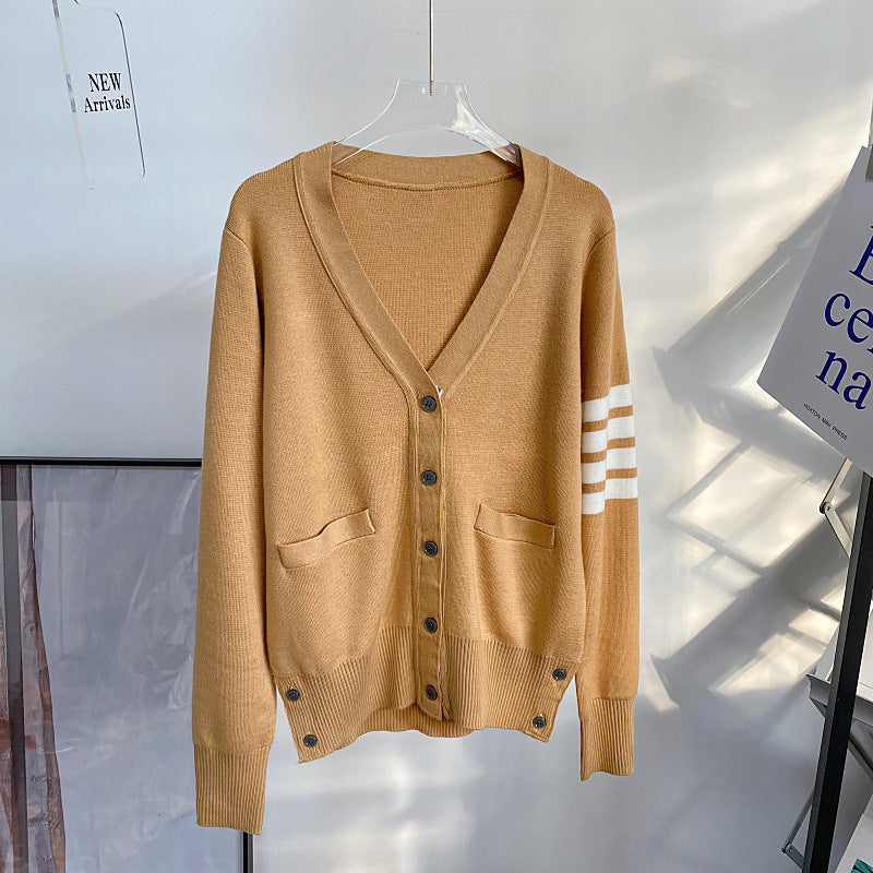 2025SS Knitted cardigan + sweatpants THOM TREND