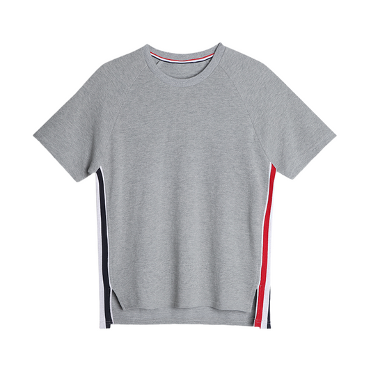 Colorblock Striped Lapel Polo Shirt（副本） THOM TREND