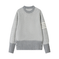 Snowflake Chunky Wool Crewneck Sweater | Thom Browne