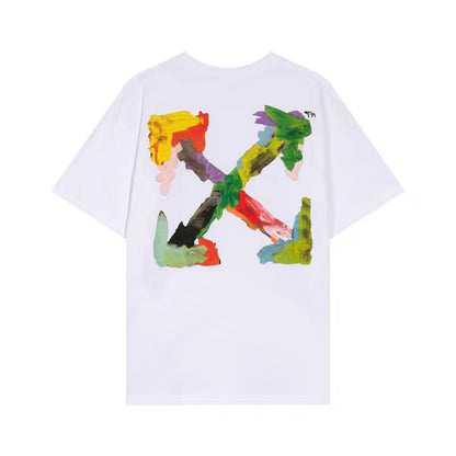 OFF New Printed T-Shirt Light Luxury Station