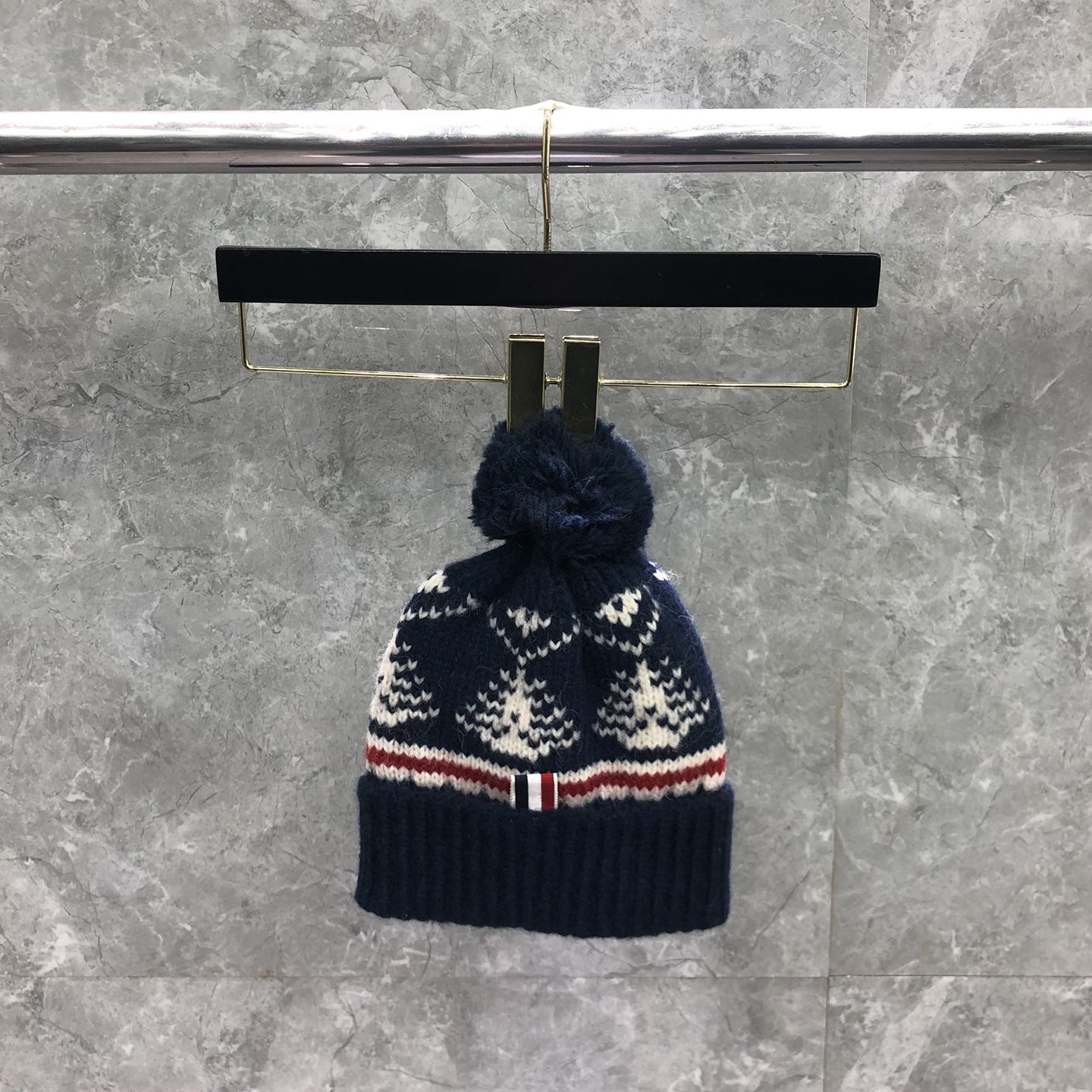 2025SS  Fair Isle hat THOM TREND