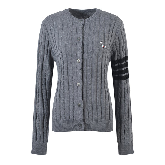 Women's crew neck jacket