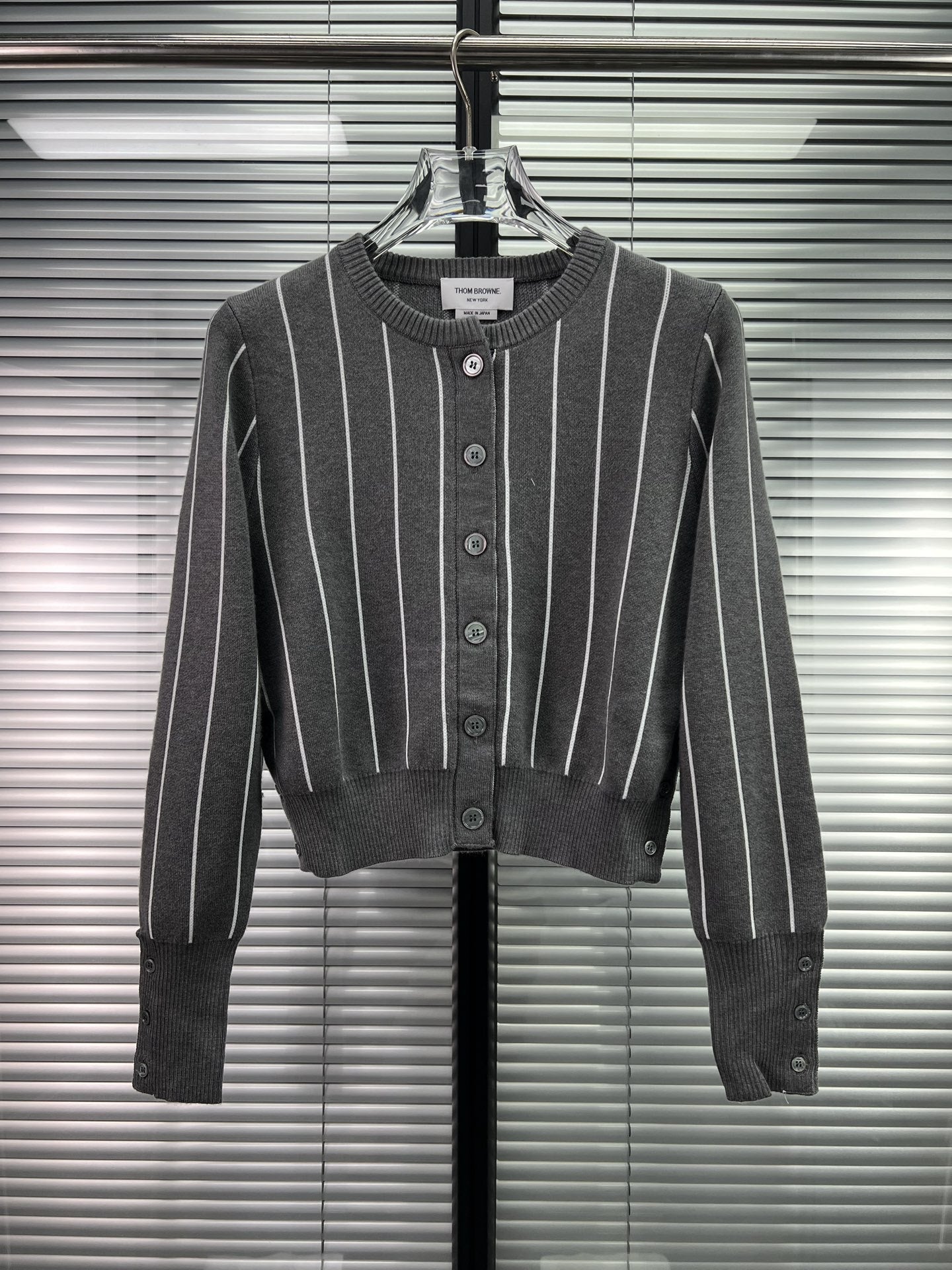 2025SS vertical striped cardigan THOM TREND