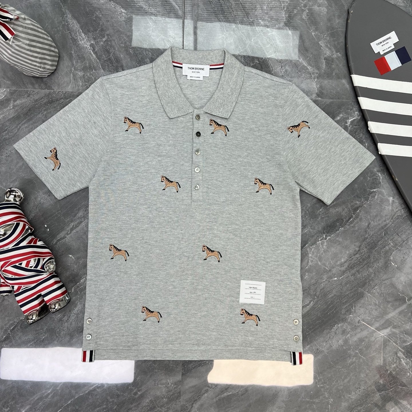 Sleeve Tape Turndown Polo Shirt – Unisex 2026（副本） THOM TREND