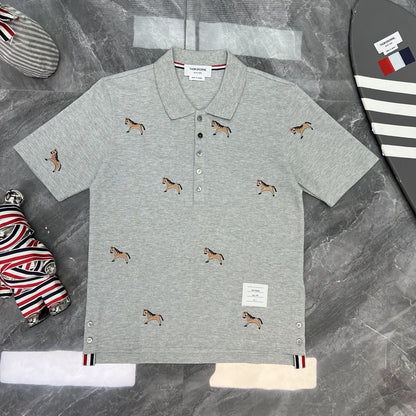Sleeve Tape Turndown Polo Shirt – Unisex 2026（副本） THOM TREND