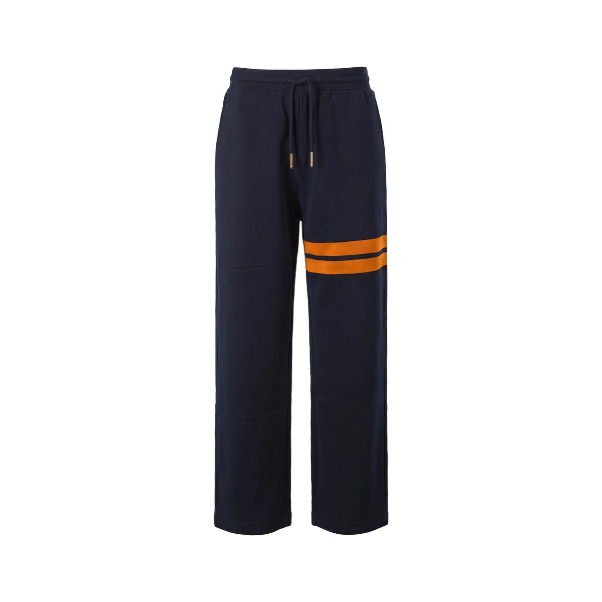 Thom Browne Style Casual Unisex Sweatpants with Signature Four-Bar Detail - Image 4