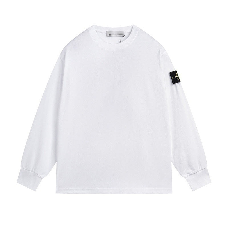 Stone Island Compass Badge Oversized Crewneck Sweatshirt - Off-White product detail view