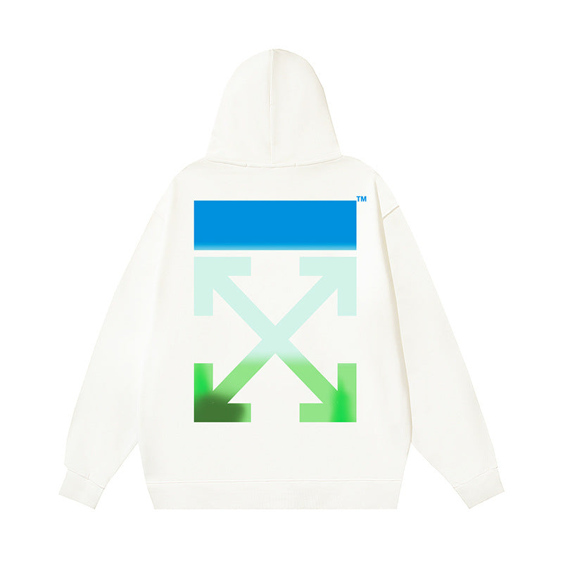 OFF Oversized Pullover Hoodie Light Luxury Station