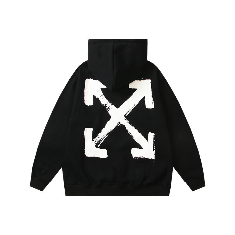 OFF Oversized Pullover Hoodie Light Luxury Station