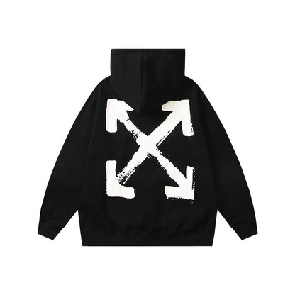 OFF Oversized Pullover Hoodie Light Luxury Station