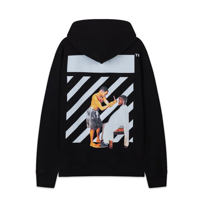 OFF Oversized Pullover Hoodie Light Luxury Station