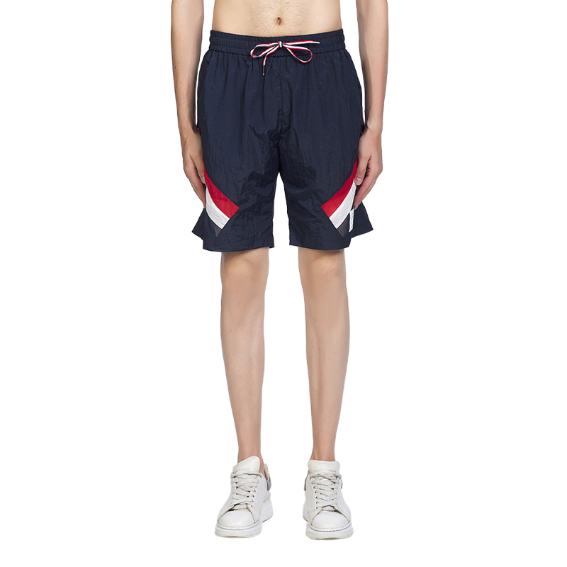 Thom Browne Style Men's diagonal striped beach pants - Image 3