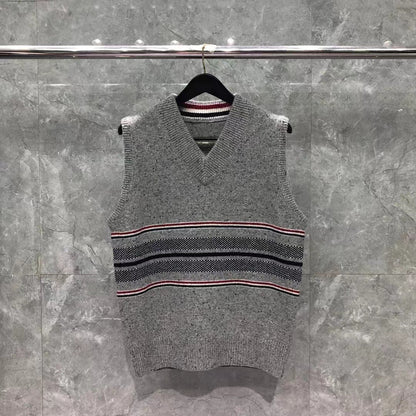 2025SS  Bird's Eye Knit Vest THOM TREND