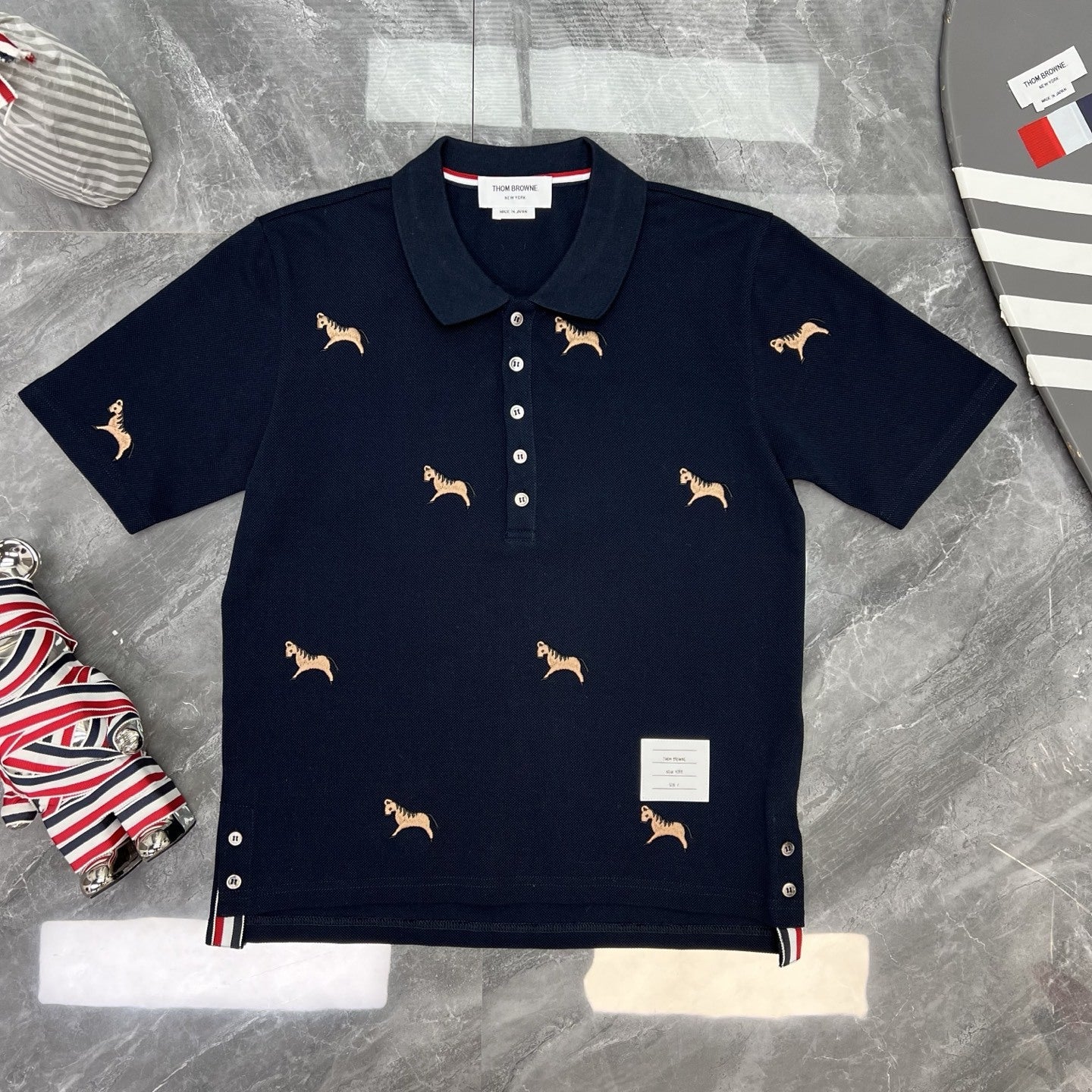 Sleeve Tape Turndown Polo Shirt – Unisex 2026（副本） THOM TREND