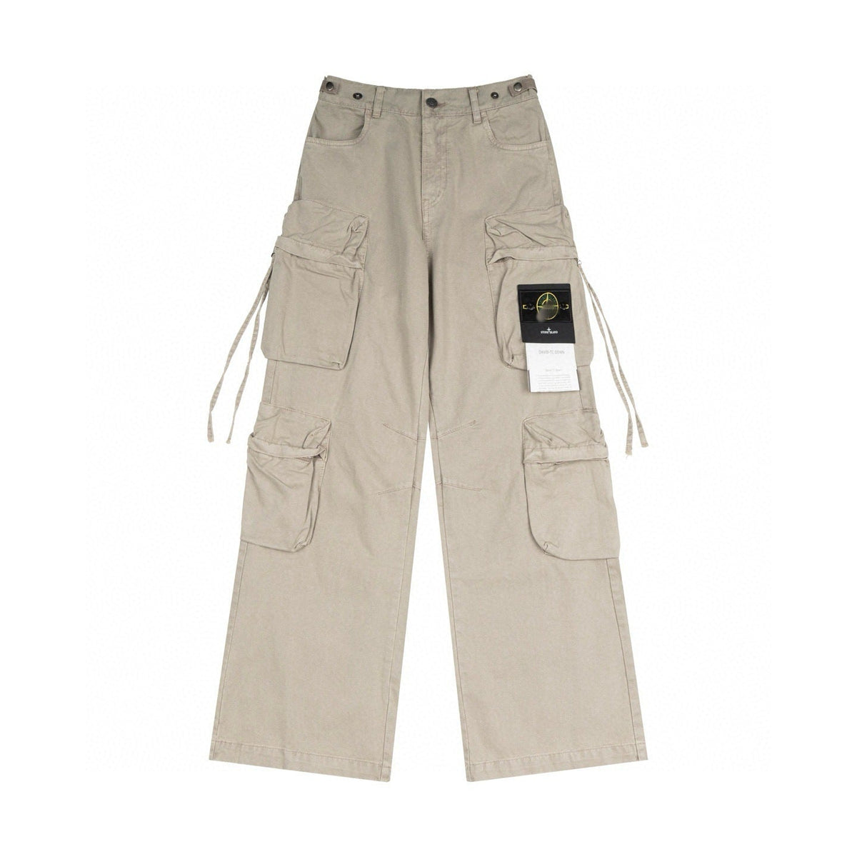 Stone Island Garment-Dyed Multi-Pocket Cargo Pants