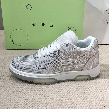 OFF-Whlte Full diamond Sports shoes#11 4-Bar