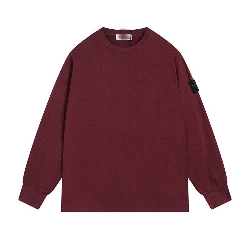 Stone Island Compass Badge Oversized Crewneck Sweatshirt - Off-White product detail view