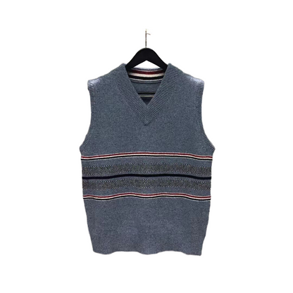 2025SS  Bird's Eye Knit Vest THOM TREND