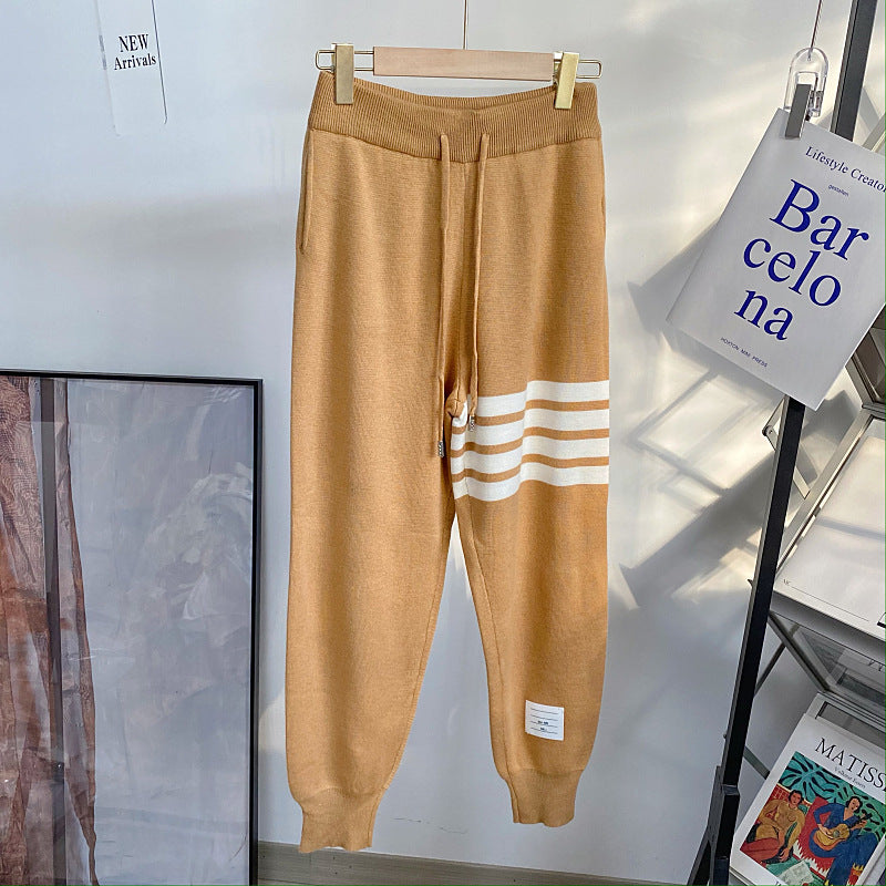 2025SS Knitted cardigan + sweatpants THOM TREND