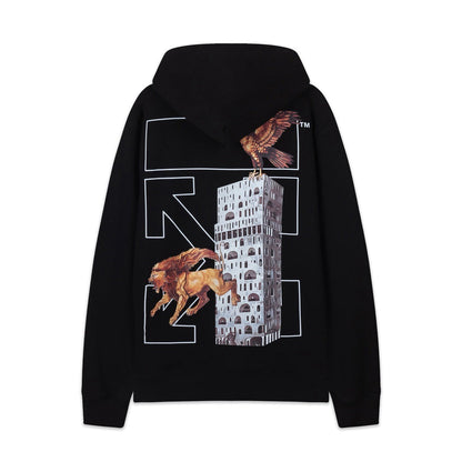 OFF Oversized Pullover Hoodie Light Luxury Station