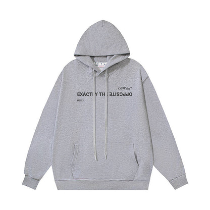 OFF Oversized Pullover Hoodie Light Luxury Station