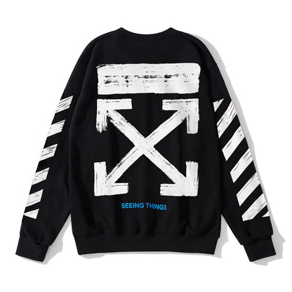OFF Crewneck Sweatshirt Light Luxury Station