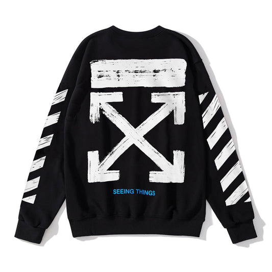 OFF Crewneck Sweatshirt Light Luxury Station