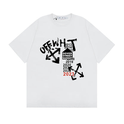 OFF New Printed T-Shirt Light Luxury Station
