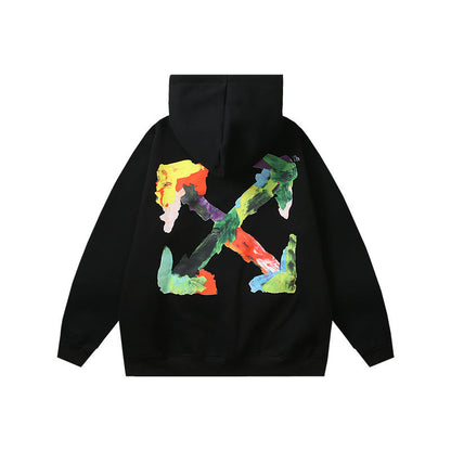OFF Oversized Pullover Hoodie Light Luxury Station