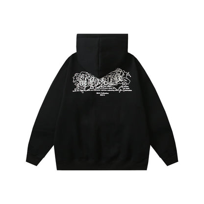 OFF Oversized Pullover Hoodie Light Luxury Station