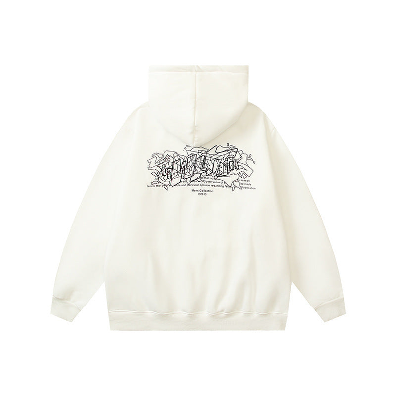 OFF Oversized Pullover Hoodie Light Luxury Station