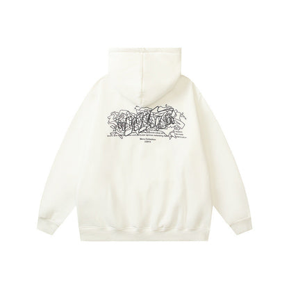 OFF Oversized Pullover Hoodie Light Luxury Station