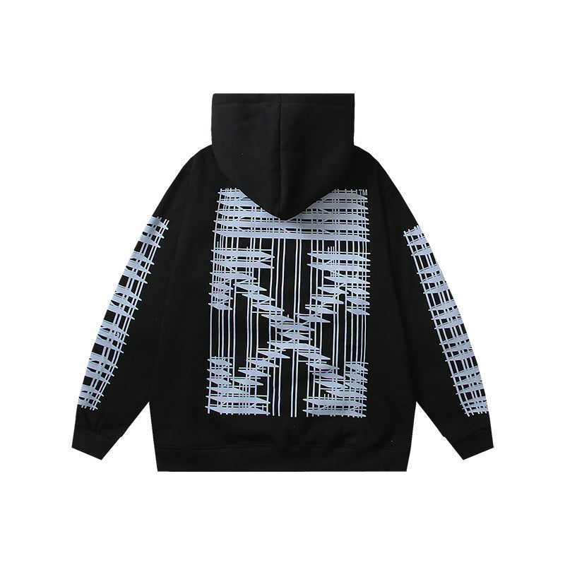 OFF Oversized Pullover Hoodie Light Luxury Station