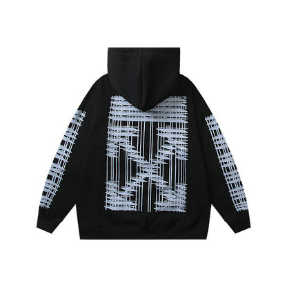 OFF Oversized Pullover Hoodie Light Luxury Station