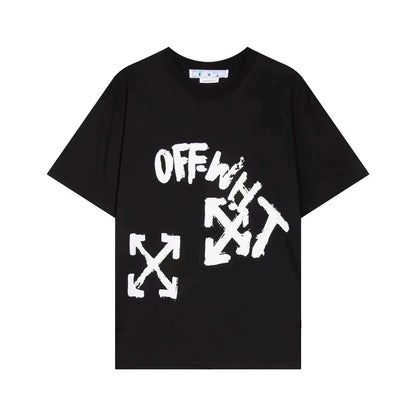 OFF New Printed T-Shirt Light Luxury Station