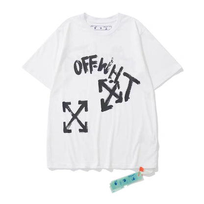 OFF New Printed T-Shirt Light Luxury Station