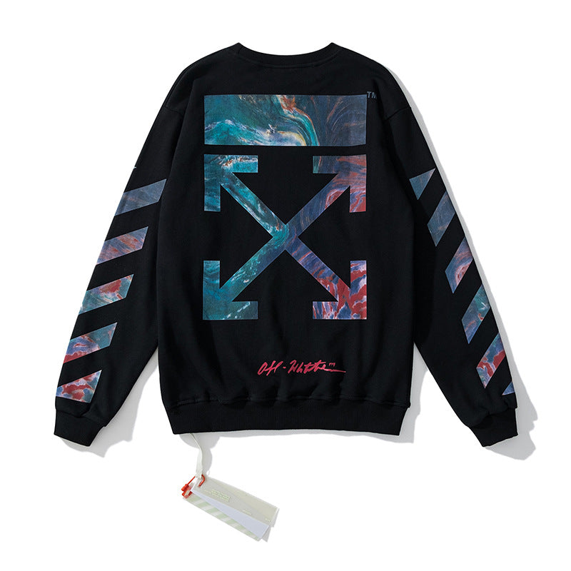 OFF Crewneck Sweatshirt Light Luxury Station